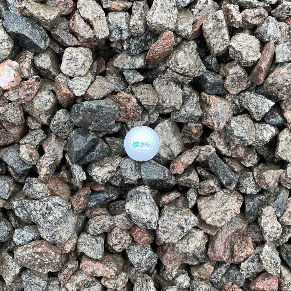 1-1/2” Crushed Washed Sewer Rock
